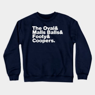 Adelaide (COOPERS white print) Crewneck Sweatshirt